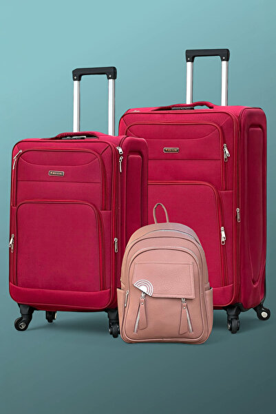 ZAAPPY Soft Material 20 Inch(7-10kg) & 24 Inch(20-25kg) Luggage - Stylish Backpack Combo