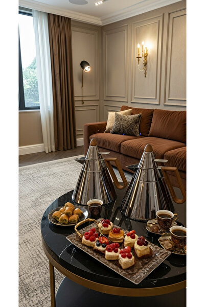 Generic 1 liter/700 ml tea and coffee thermos set with an elegant design