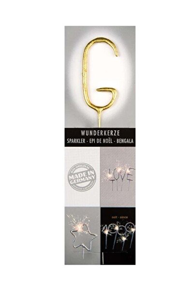 Generic Gold Sparkler Candle G