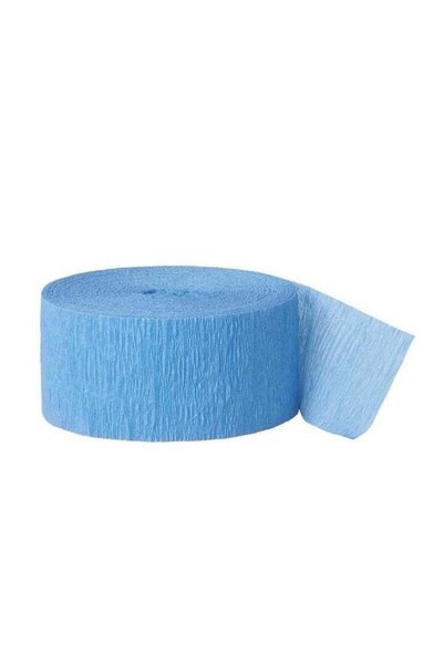 Generic Unique Baby Blue Crepe Streamer