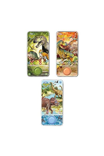 Generic Galaxy Toys Galaxy Dinosaur-Themed Handheld Water Ring Toss Game Toy - Assorted (1 Random Piece) â€