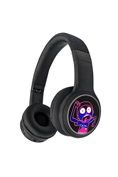 Lazerbuilt Rick & Morty Professional Bluetooth Headphones with Lighting Effects