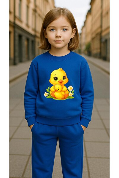 playwear Παιδικό Φούτερ Σετ Ρούχων με Στάμπα CUTE DUCKS για Κορίτσια και Αγόρ...