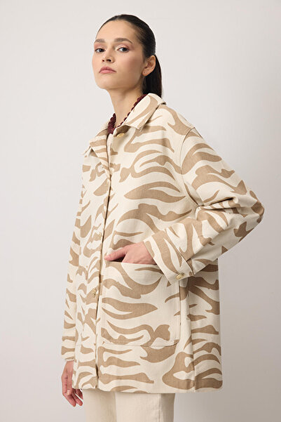 Touché Privé Patterned Gabardine Jacket