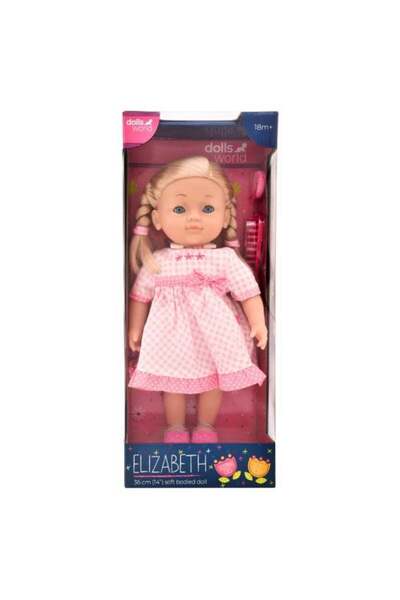 Generic Elizabeth 14 inch Soft Doll Sleeping Eyes Outfit and Hair Accessories...