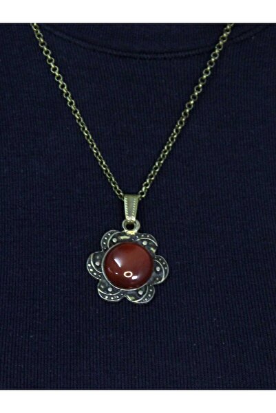 esha Natural Stone Agate Natural Stone Women's Natural Stone Authentic Necklace Euk18A