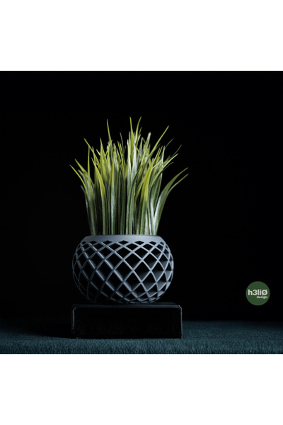 Homentum Aella | Ghiveci decorativ cu textură geometrică - 10 cm