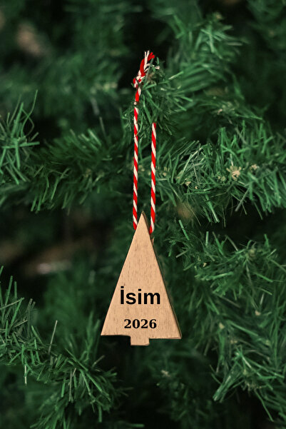 Mama Yoyo Baby&Kids Yılbaşı Ahşap Ağaç Kişiye Özel Lazer Baskı 2026 Hatıra ağ...