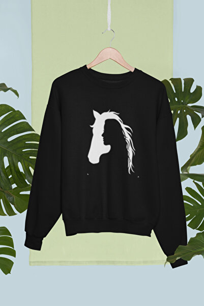 MG سترة رياضية من القطن مطبوعة بأكمام طويلة من AT VE KIZ مكونة من مبطن بالصوف...