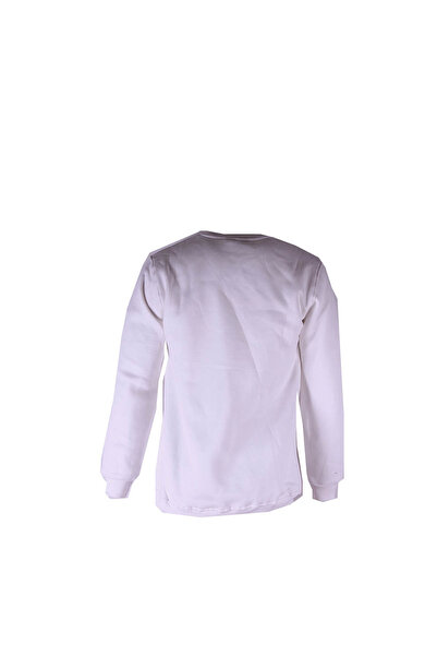 trender 0 Collar 3 Thread Ecru Men's Sweatshirt Fresh Print