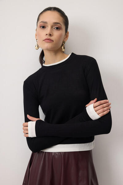 Touché Privé Contrast Finger-Through Body