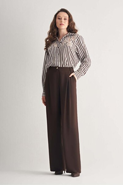 UTOPIAN Pileli Bol Pantolon