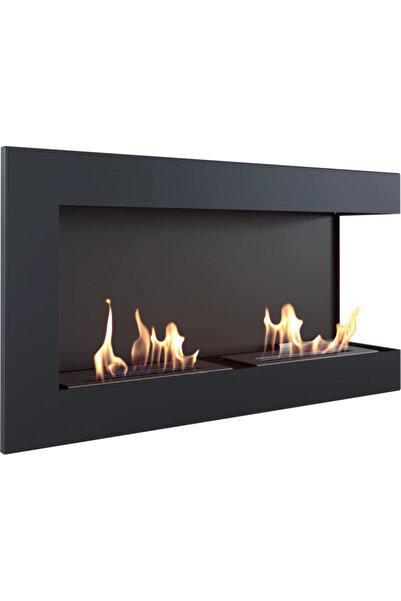 KRATKİ DELTA colț dreapta negru - 90 x 48 x 28 cm