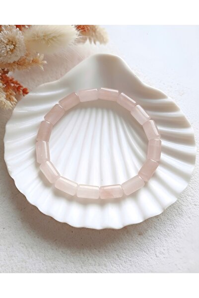 Miya Amara Cuore - Pembe Kuvars Doğal Taş Bileklik N0.68