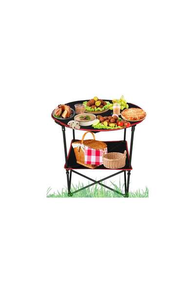 Three top online Masă turistică pliabilă portabilă de camping cu husă 72 cm x...