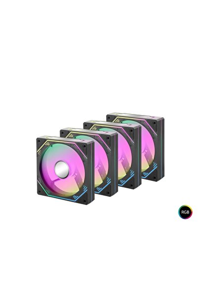 mofan MF2902B PC Gaming Kasa 360 Seri 80 Plus 850W Power Supply 4x ARGB Fan Siyah