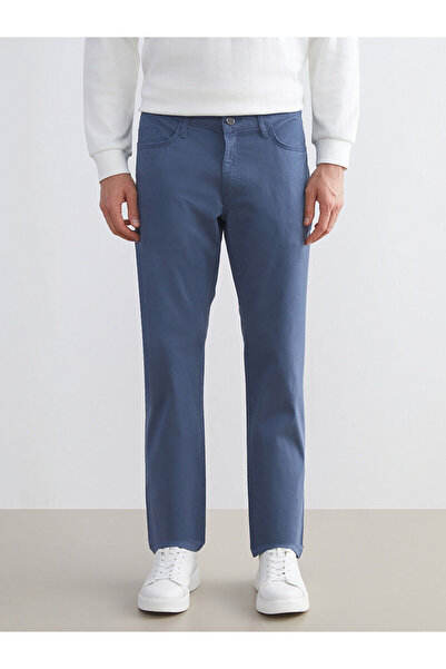 LC Waikiki Blue Standard Fit Gabardine Men's Chino Pants