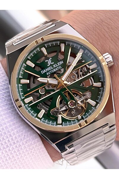 Daniel Klein Automatic Men's Wristwatch 30 Meters Water Resistant Steel Band + Bracelet Gift Vs.B