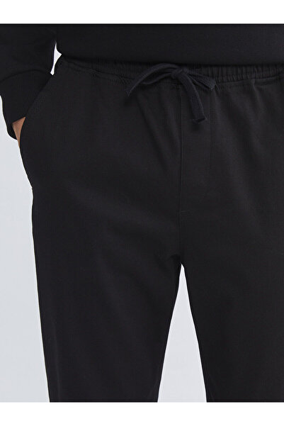 LC Waikiki Men's Black Standard Fit Trousers