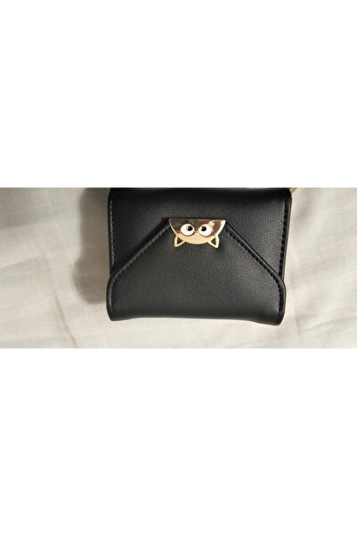 DAVID POLO kedi figürlü kaliteli cüzdan