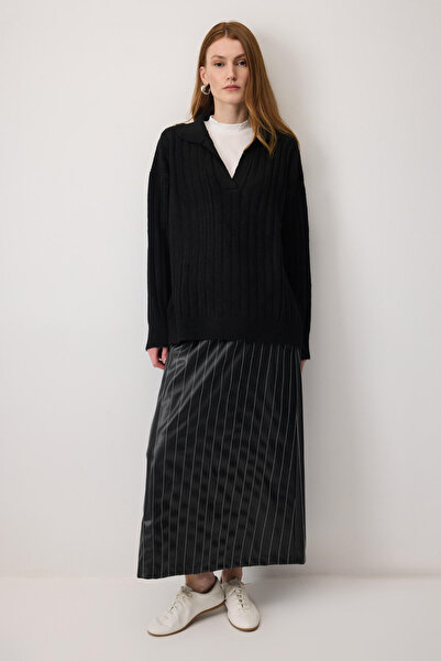 Touché Privé POLO NECK KNIT SWEATER