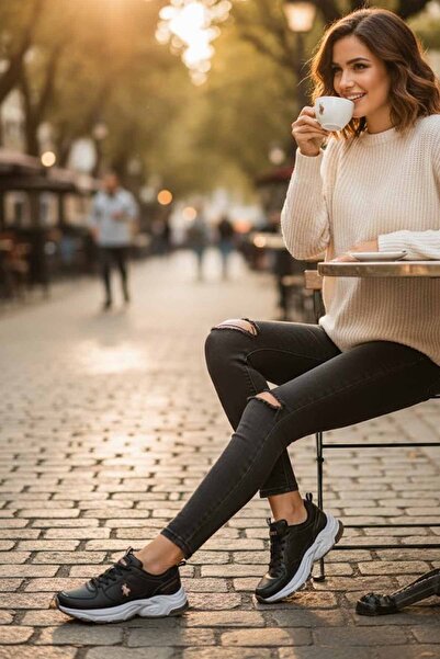 U.S. Polo Assn. Дамски черни маратонки