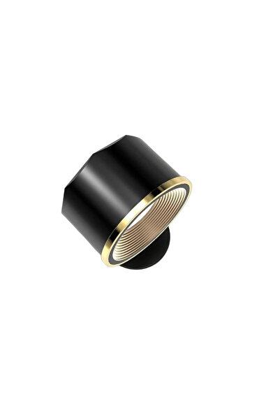 Qooltek Qooltek LED wall light, RGB, ABS, black, gold