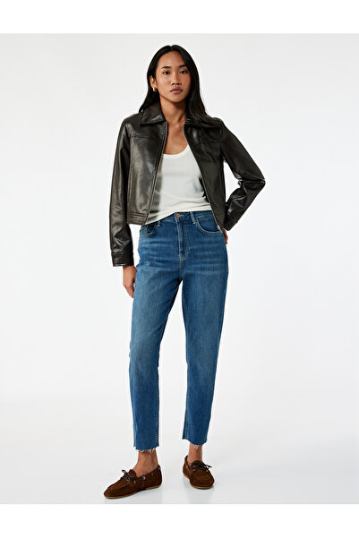 Koton Ψηλόμεσο παντελόνι Mom Jean - Mom Slim Jean