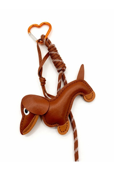 Mooniva Dachshund bag charm – Sausage Dog, eco-leather bag accessory