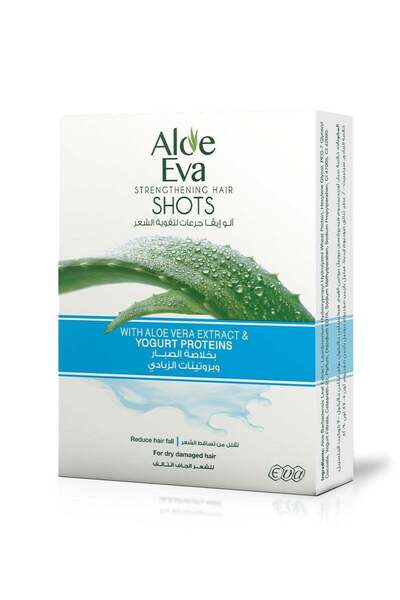 EVA Aloe Strengthening Hair Ampoules With Aloe Vera & Yoghurt Proteins (4 Ampoules)
