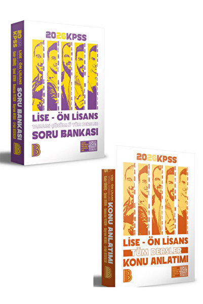 Benim Hocam Yayınları 2026 KPSS Lise Ön Lisans Tüm Dersler Soru Bankası ve Ko...