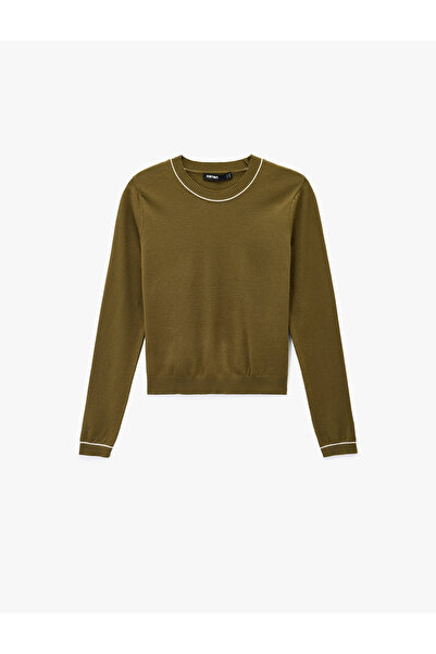 Koton Short Sleeve Crew Neck Knitwear Sweater