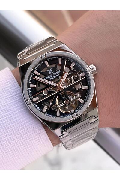 Daniel Klein Automatic Men's Wristwatch 30 Meters Water Resistant Steel Band + Bracelet Gift Vs.B