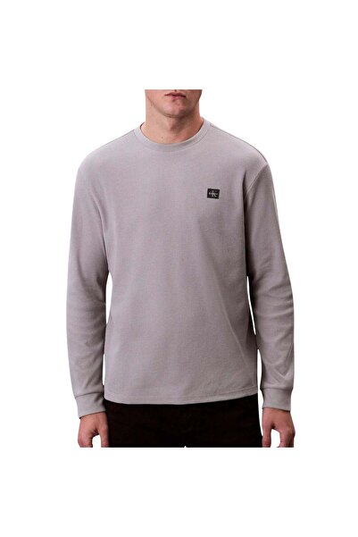 Calvin Klein LS WAFFLE BADGE CREW Male