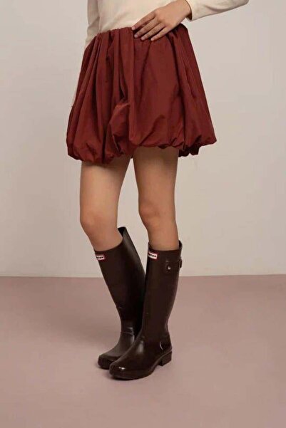 LOCO LOCO KIDS Locoloco Girl's Parachute Balloon Shorts 7-14 Years Old Burgundy