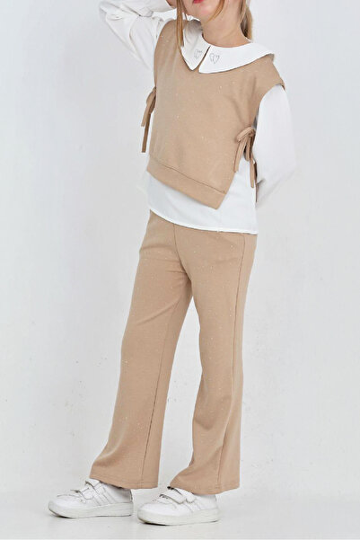 MODANINO Girl's 3-Piece Set (Pants+Vest+Blouse) 12430