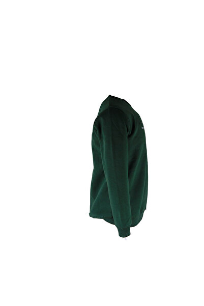 trender 0 Яка 3 шнур Зелена мъжка суитшърт State Print