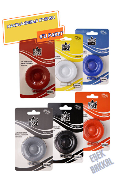 Autokit 6’lı Araç Havalandırma Kokusu 6 Farklı Havalandırma Kokusu