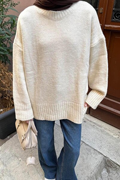 lamelif Wide Sleeve Sweater Natural