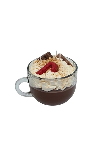 OEM Big Hot Choco Christmas - Handmade scented soy wax candle for Christmas, 450g