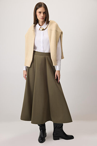 Touché Privé Zipped A-Line Skirt