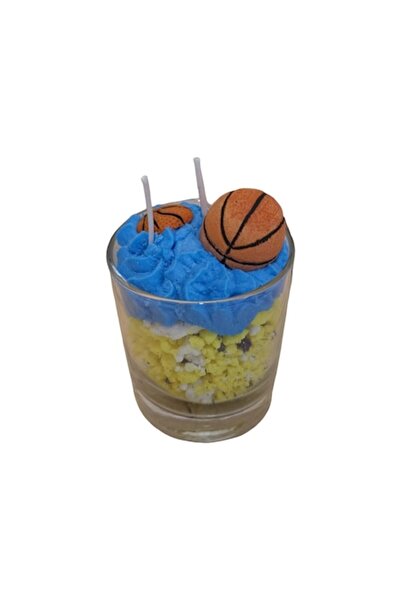 OEM Lumânare parfumată pentru iubitorii de baschet, lucrată manual din ceară de soia, 520g