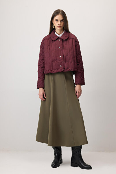 Touché Privé TIE DETAILED QUILTED JACKET