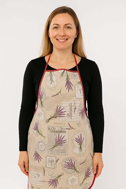 Blusmart Sort bucatarie imprimeu lavanda, din bumbac