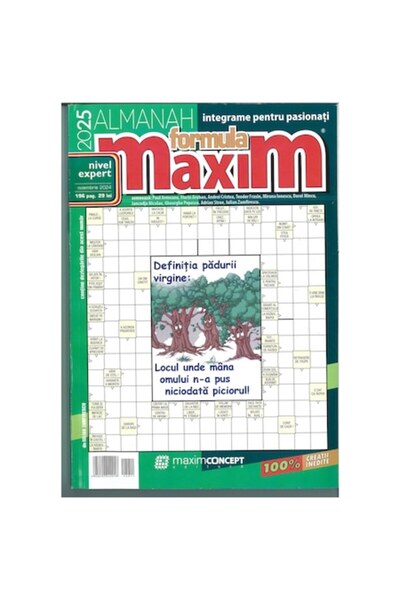 Maxim Grup Colectia de 4 almanahuri de integrame nivel avansat , Maxim Concept