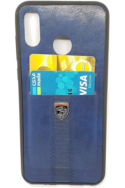 Other Huawei Honor Play Leather Case (Credit Card Slot) - Blue