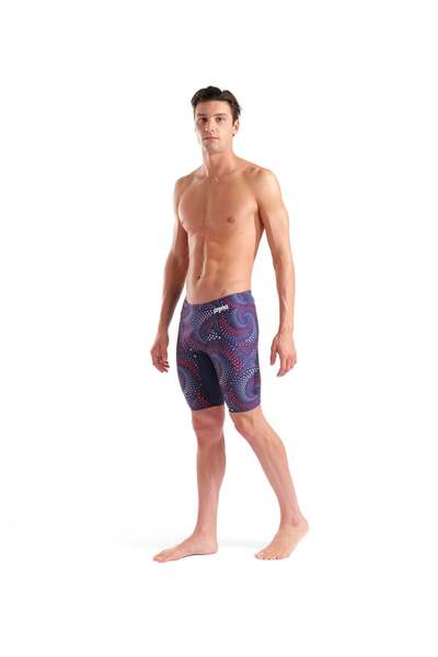 ARENA Men's Fireflow Swim Jammer Navy-Team Redwhiteblue