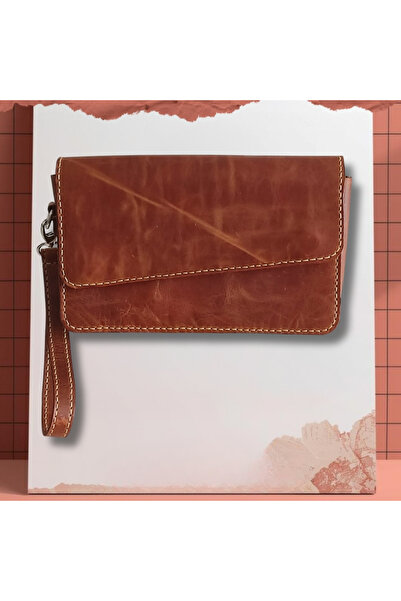 zenvita Handmade Genuine Leather Multifunctional Handbag (12X21X3 cm)