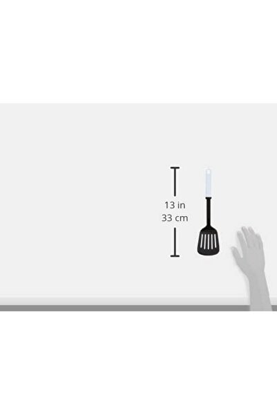 iBiLi Spatula 757800 Turner nylon, white/black, 30 x 9 x 9 cm, Ibili