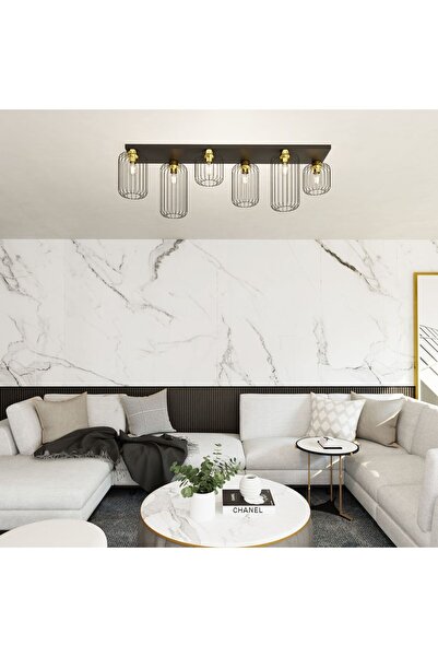 Emibig BARN Ceiling Lamp E27 Black + Gold 1366_6,